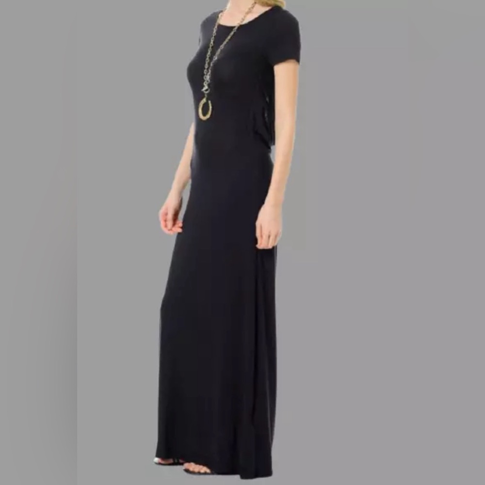 Benjamin Jay Strappy Knot Back Casual Gown - Picture 4 of 14